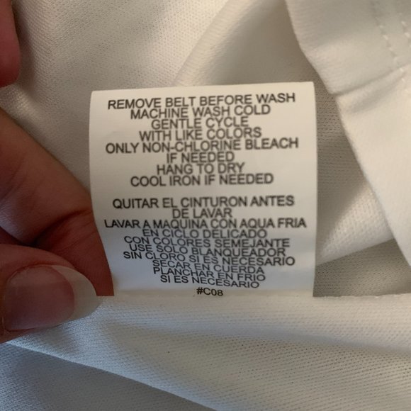 NWT Lily Rose | Halter High Neck White Maxi Dress w/ Lace Overlay | Sz Juniors L - Picture 14 of 16